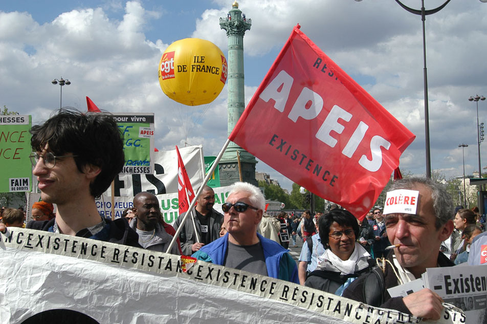 Mobilisation du 1er mai 2004