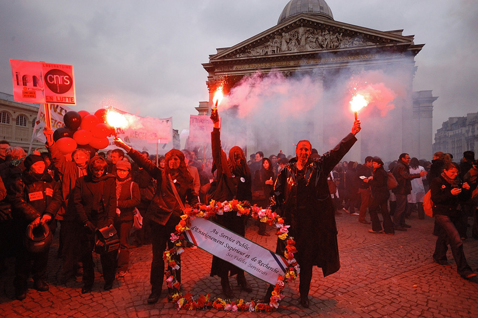 Manifestation enseignants chercheurs