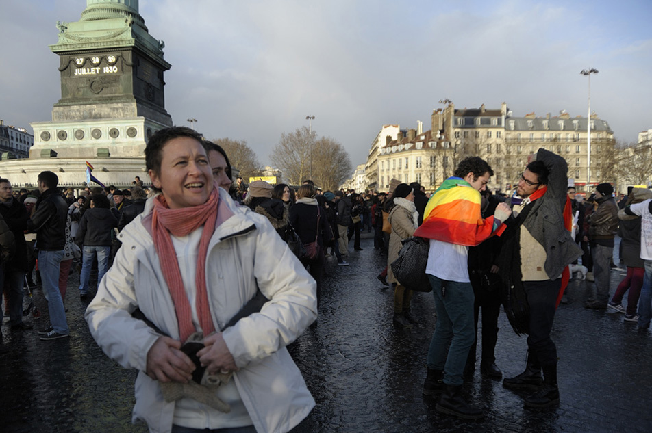 Manifestation pro mariage gay