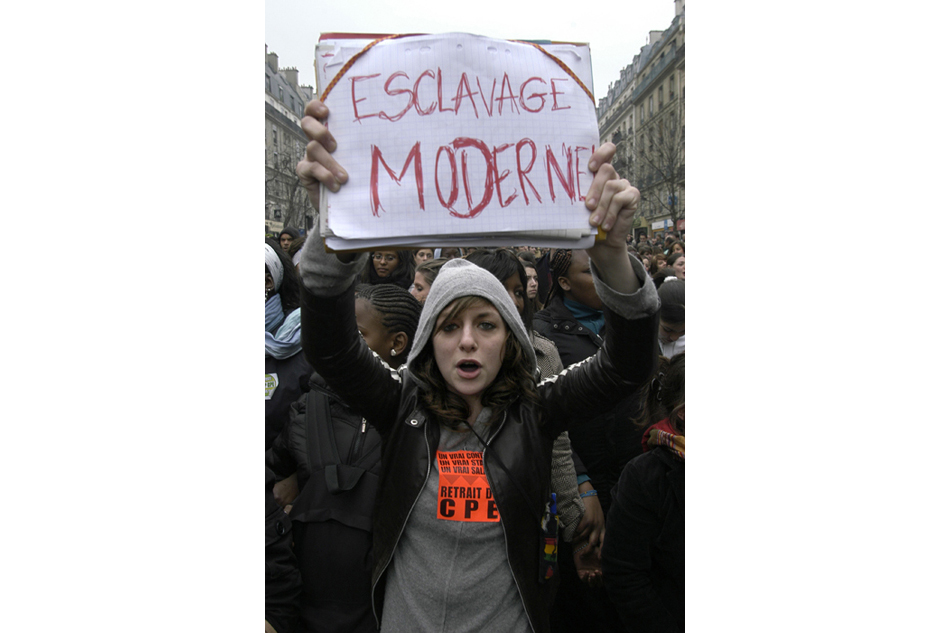 Manifestation contre le CPE