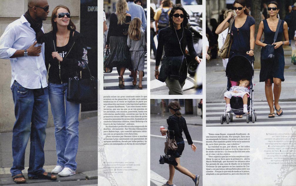 Reportage publié dans le magazine de La Nacion en septembre 2006.
