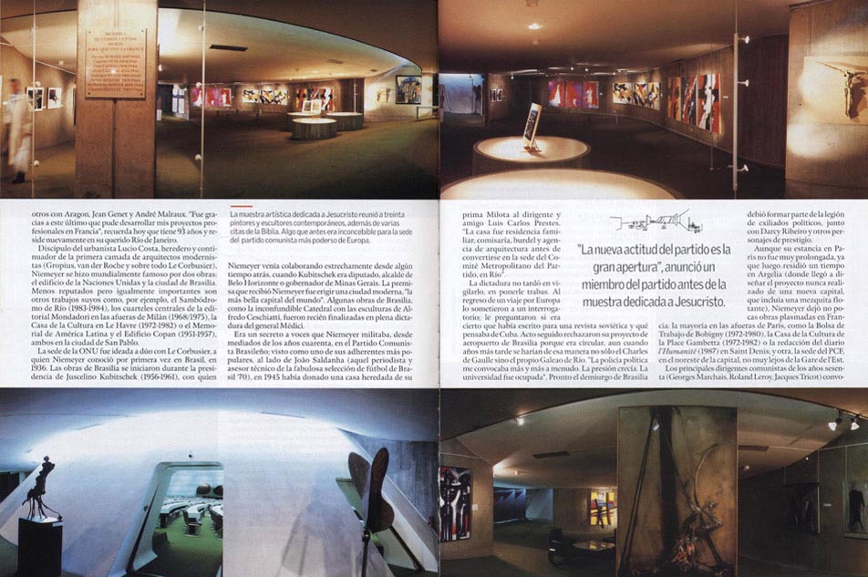 Reportage publié dans le magazine 3 Puntos, à Buenos Aires en mars 2001.