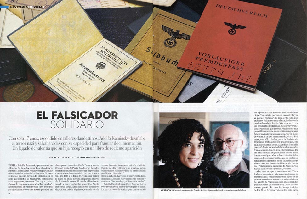 Reportage publié dans le Magazine de La Nacion le 30/10/2011.