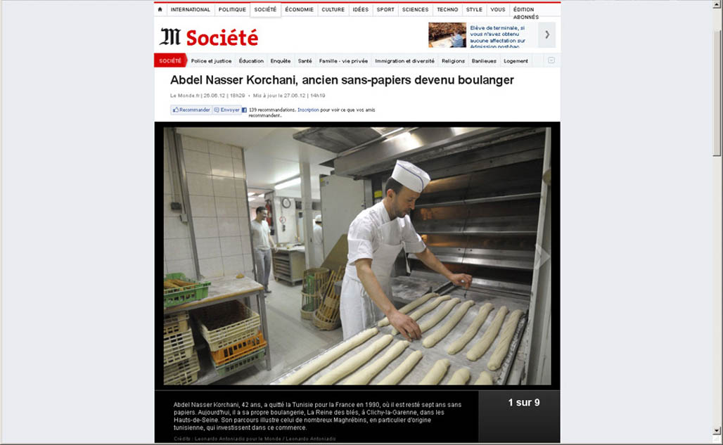 Portfolio mis en ligne dans le lemonde.fr le 26/06/2012.
