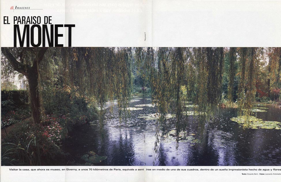 Reportage publié dans le magazine de La Nacion le 10 décembre 2000