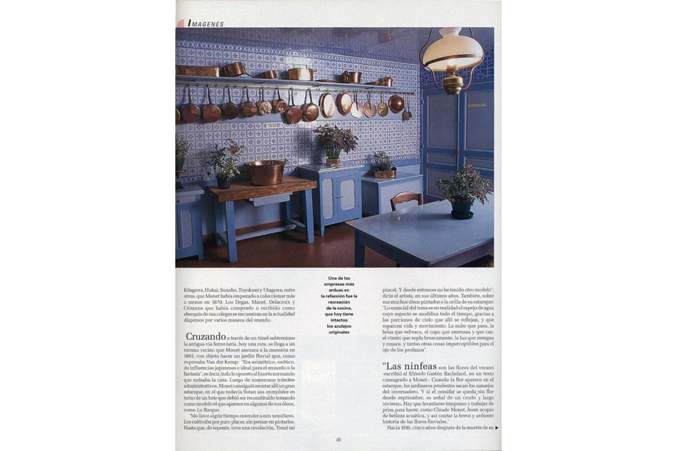 Reportage publié dans le magazine de La Nacion le 10 décembre 2000