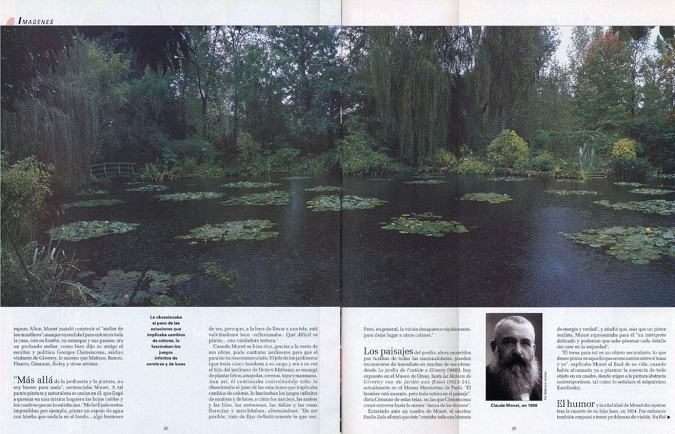 Reportage publié dans le magazine de La Nacion le 10 décembre 2000