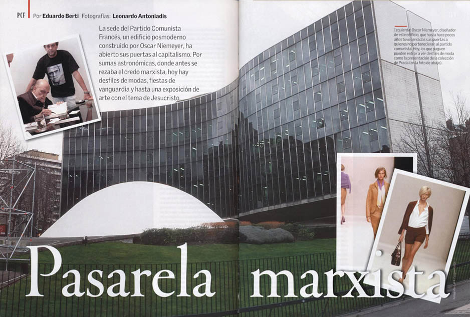 Reportage publié dans le magazine 3 Puntos, à Buenos Aires en mars 2001.